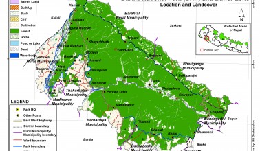 Bardiya National Park Tour map